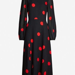 Reformation Luanne polka dot dress
